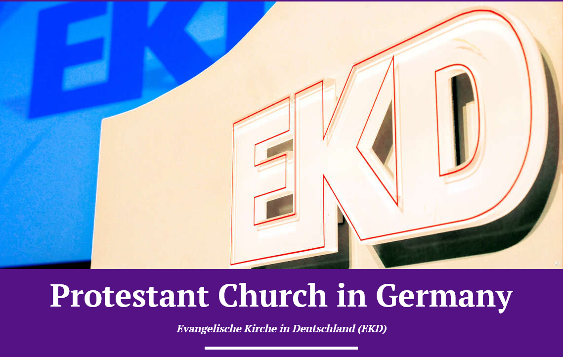 Matthias at the symposium of Evangelic Church in Germany
